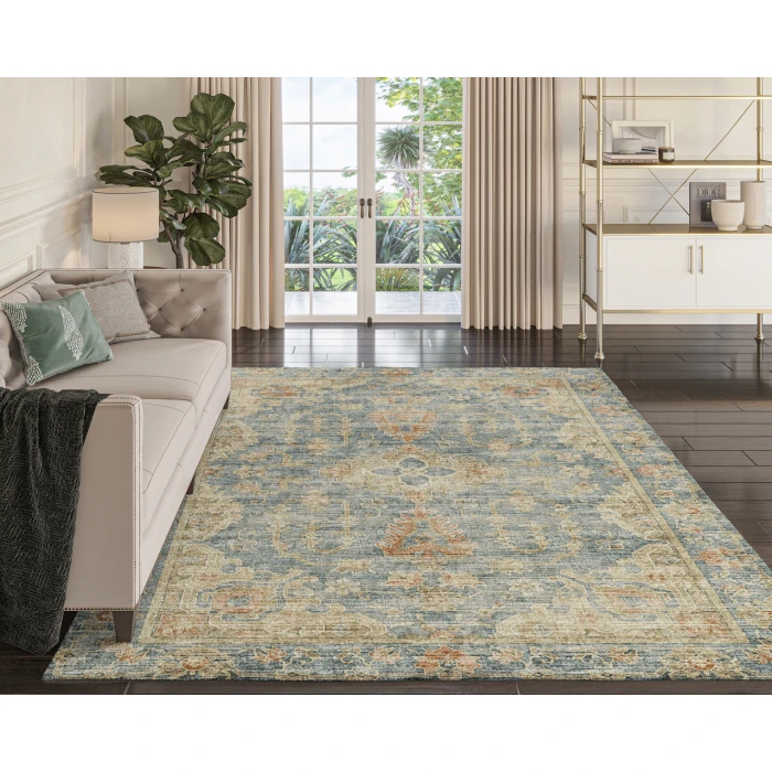 Dalyn Tuscany TU13 Teal 8' x 10' Rug