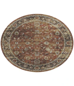 Dalyn Tuscany TU14 Paprika 4' x 4' Round Rug