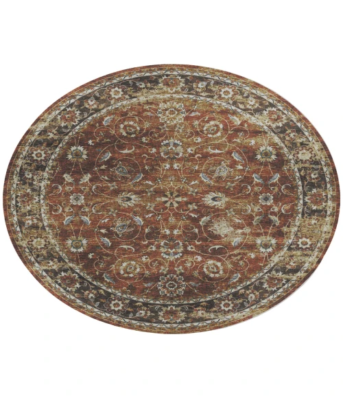 Dalyn Tuscany TU14 Paprika 4' x 4' Round Rug
