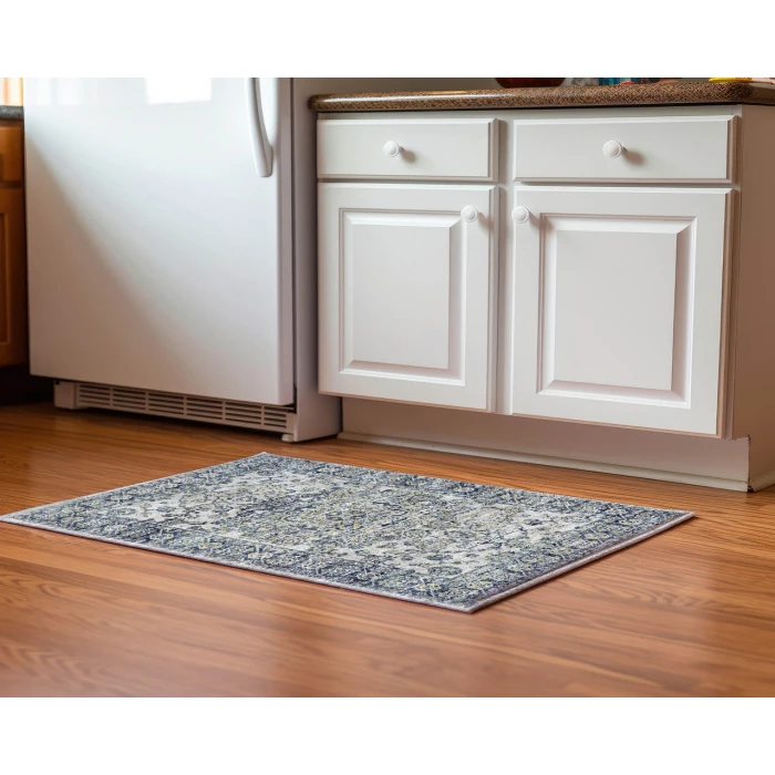 Dalyn Tuscany TU1 Silver 1'8" x 2'6" Rug