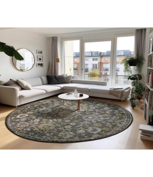 Dalyn Tuscany TU2 Gray 10' x 10' Round Rug