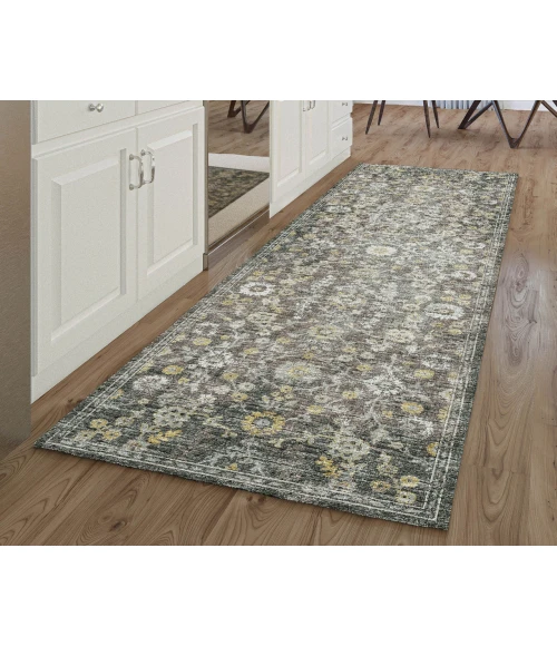 Dalyn Tuscany TU2 Gray 2'6" x 10' Runner Rug