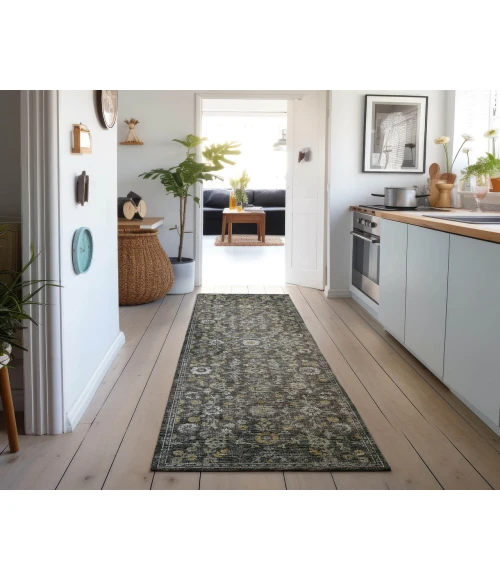 Dalyn Tuscany TU2 Gray 2'6" x 10' Runner Rug