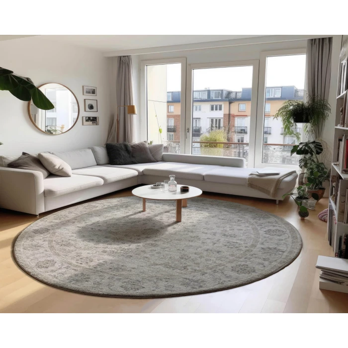 Dalyn Tuscany TU3 Ivory 10' x 10' Round Rug