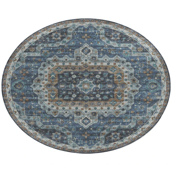 Dalyn Tuscany TU4 Blue 10' x 10' Round Rug