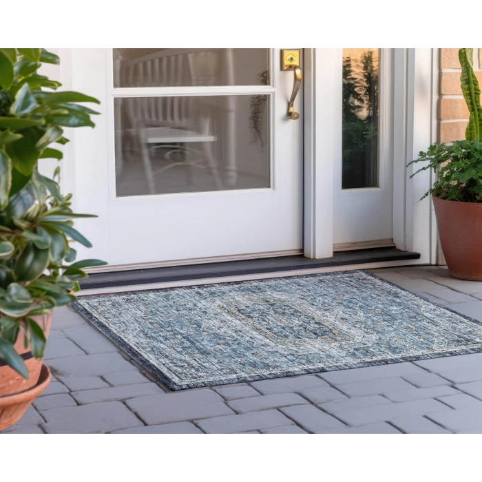 Dalyn Tuscany TU4 Blue 1'8" x 2'6" Rug