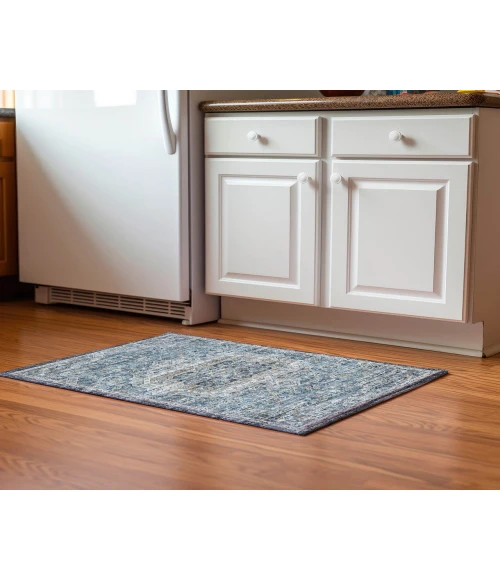 Dalyn Tuscany TU4 Blue 1'8" x 2'6" Rug