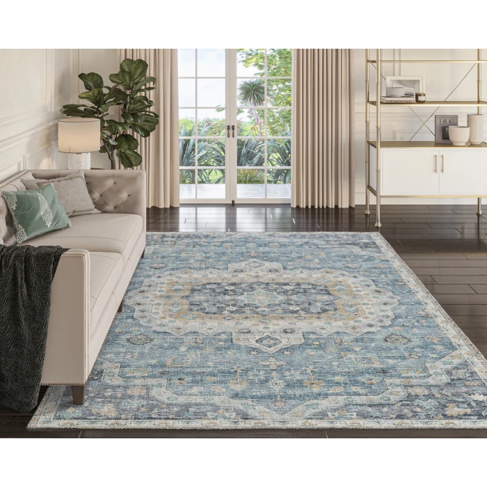 Dalyn Tuscany TU4 Blue 10' x 14' Rug