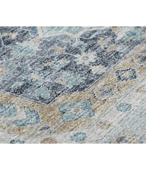 Dalyn Tuscany TU4 Blue 4' x 4' Round Rug