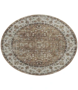 Dalyn Tuscany TU5 Taupe 4' x 4' Round Rug