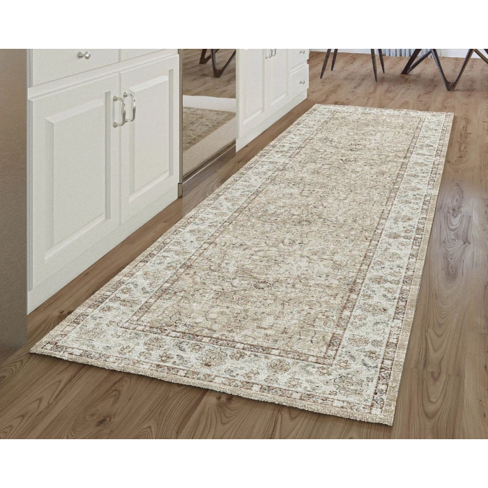 Dalyn Tuscany TU5 Taupe 2'6" x 12' Runner Rug