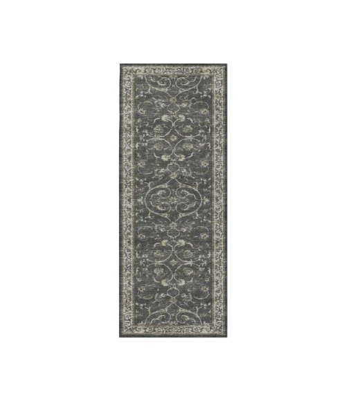 Dalyn Tuscany TU6 Charcoal 2'6" x 12' Runner Rug