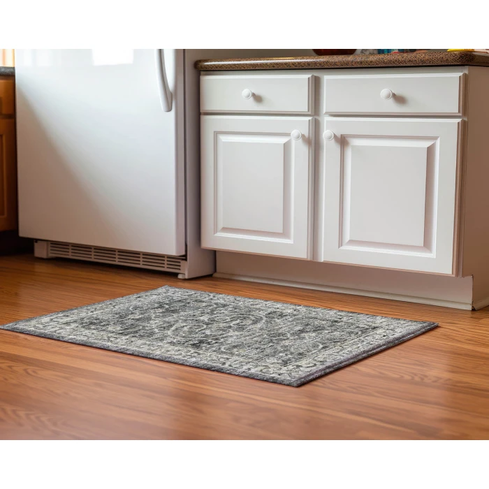 Dalyn Tuscany TU6 Charcoal 1'8" x 2'6" Rug