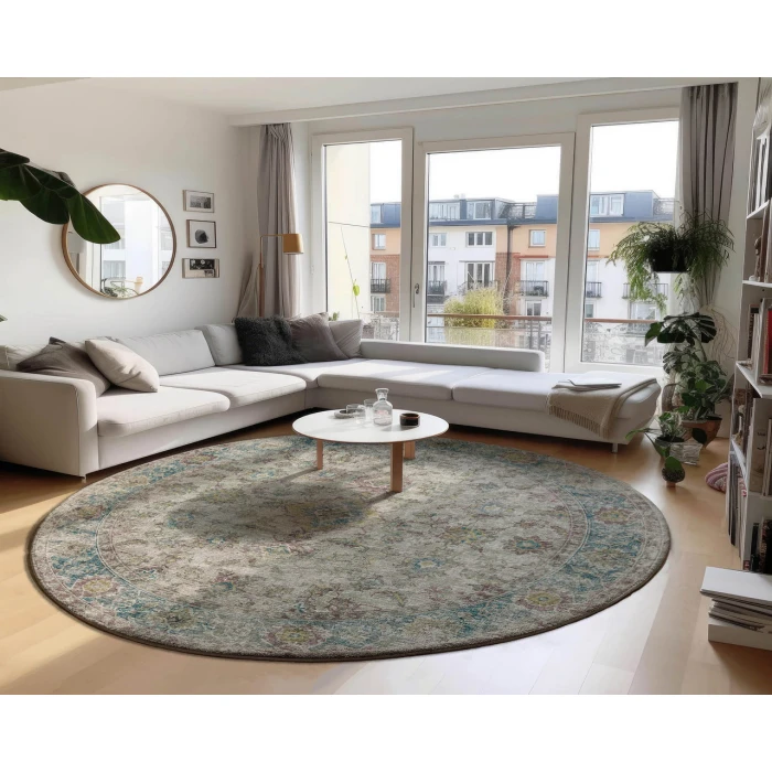 Dalyn Tuscany TU7 Linen 10' x 10' Round Rug