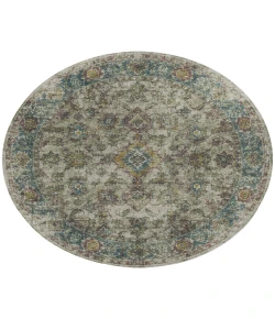 Dalyn Tuscany TU7 Linen 4' x 4' Round Rug
