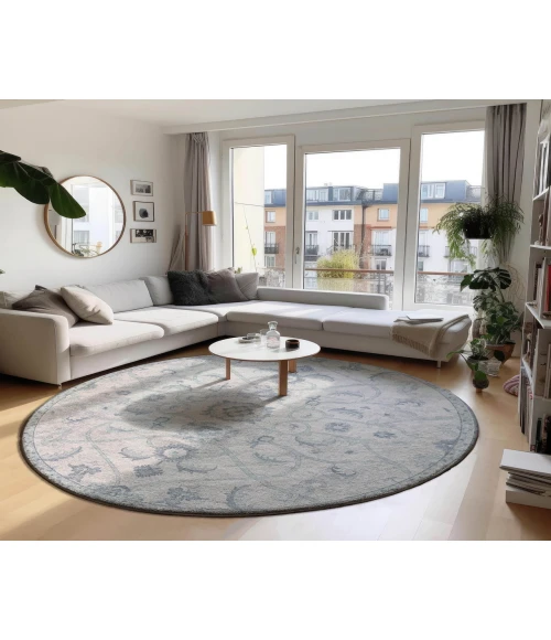 Dalyn Tuscany TU8 Denim 10' x 10' Round Rug