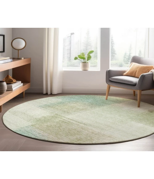 Dalyn Luxury Washable Trevi TV10 Fern 8' x 8' Round Rug