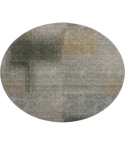 Dalyn Luxury Washable Trevi TV10 Mocha 8' x 8' Round Rug