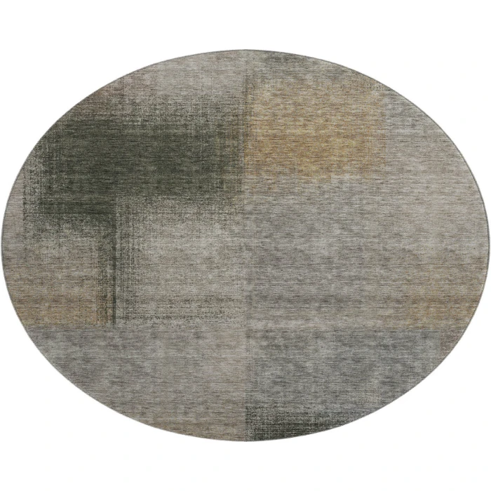 Dalyn Luxury Washable Trevi TV10 Mocha 8' x 8' Round Rug