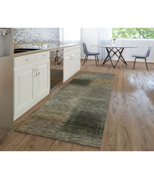 Dalyn Luxury Washable Trevi TV10 Mocha 2'3" x 7'6" Runner Rug