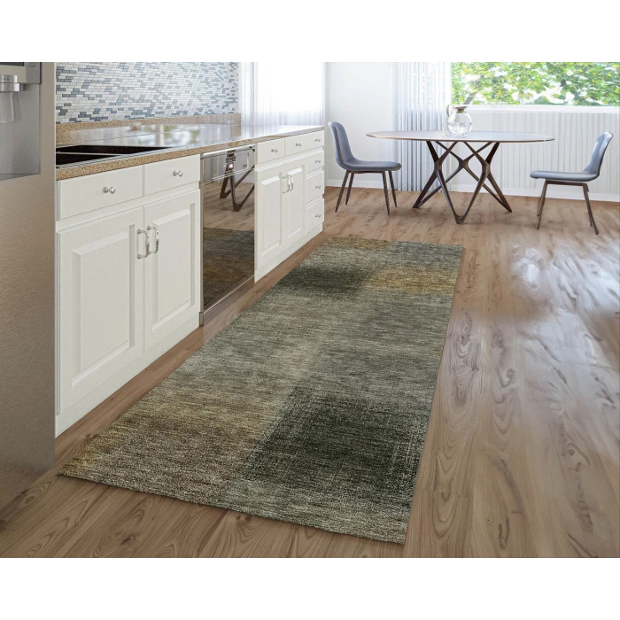 Dalyn Luxury Washable Trevi TV10 Mocha 2'3" x 7'6" Runner Rug