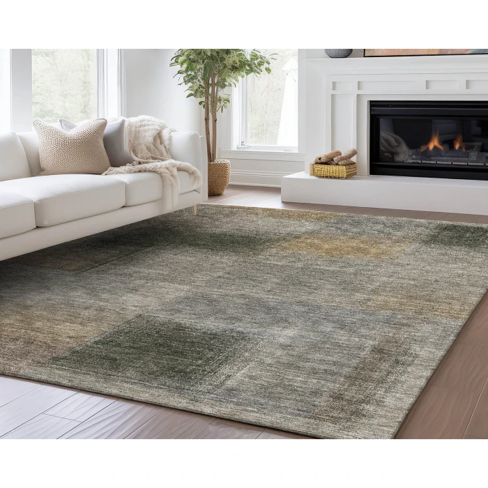 Dalyn Luxury Washable Trevi TV10 Mocha 8' x 10' Rug