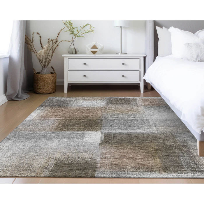 Dalyn Luxury Washable Trevi TV10 Pewter 3' x 5' Rug