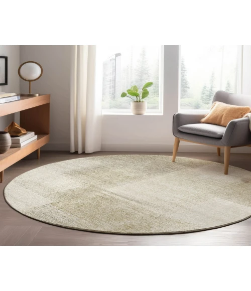 Dalyn Luxury Washable Trevi TV10 Taupe 8' x 8' Round Rug