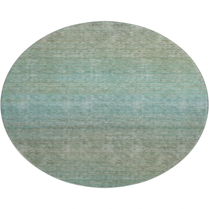 Dalyn Luxury Washable Trevi TV11 Teal 8' x 8' Round Rug