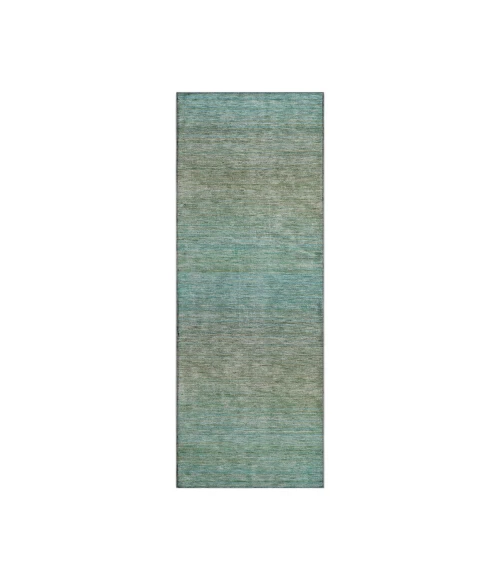 Dalyn Luxury Washable Trevi TV11 Teal 2'3" x 7'6" Runner Rug