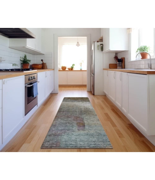 Dalyn Luxury Washable Trevi TV12 Mocha 2'3" x 7'6" Runner Rug