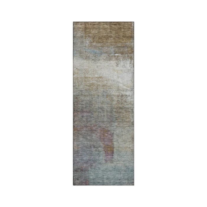 Dalyn Luxury Washable Trevi TV12 Mocha 2'3" x 7'6" Runner Rug