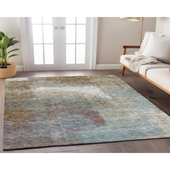 Dalyn Luxury Washable Trevi TV12 Mocha 5' x 7'6" Rug
