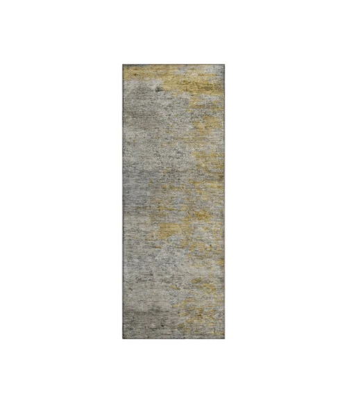 Dalyn Luxury Washable Trevi TV13 Gray 2'3" x 7'6" Runner Rug