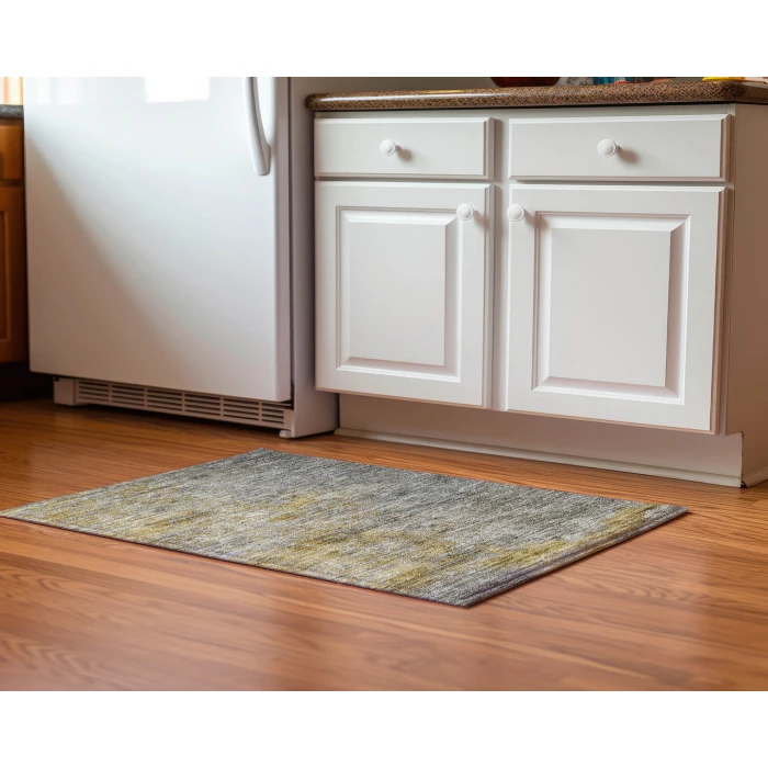 Dalyn Luxury Washable Trevi TV13 Gray 1'8" x 2'6" Rug