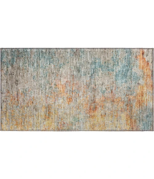 Dalyn Luxury Washable Trevi TV13 Teal 1'8" x 2'6" Rug