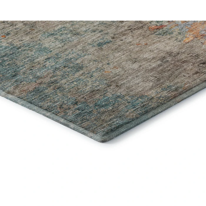 Dalyn Luxury Washable Trevi TV13 Teal 5' x 7'6" Rug