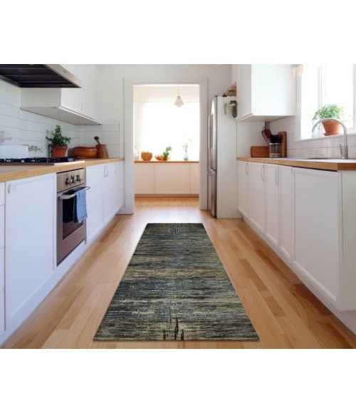 Dalyn Luxury Washable Trevi TV14 Coffee 2'3" x 7'6" Runner Rug