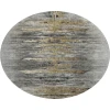 Dalyn Luxury Washable Trevi TV14 Gray 8' x 8' Round Rug