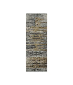 Dalyn Luxury Washable Trevi TV14 Gray 2'3" x 7'6" Runner Rug
