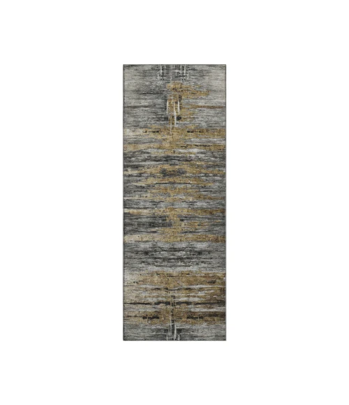 Dalyn Luxury Washable Trevi TV14 Gray 2'3" x 7'6" Runner Rug