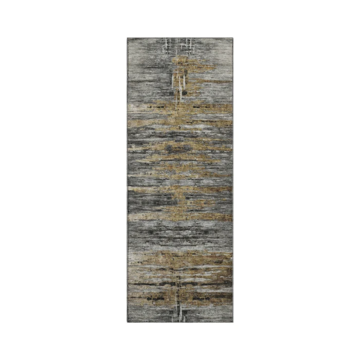 Dalyn Luxury Washable Trevi TV14 Gray 2'3" x 7'6" Runner Rug