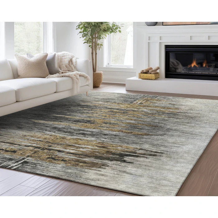 Dalyn Luxury Washable Trevi TV14 Gray 2'6" x 3'10" Rug