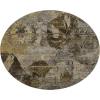 Dalyn Luxury Washable Trevi TV15 Mocha 8' x 8' Round Rug
