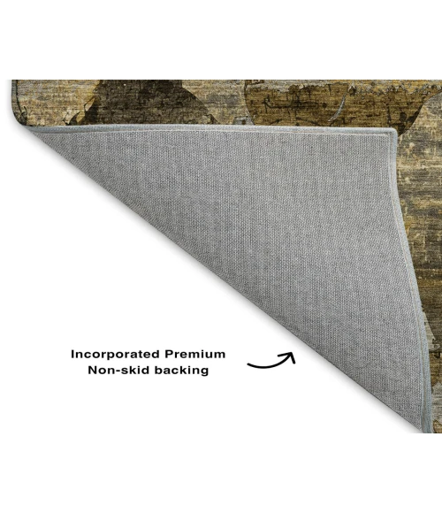 Dalyn Luxury Washable Trevi TV15 Mocha 2'6" x 3'10" Rug