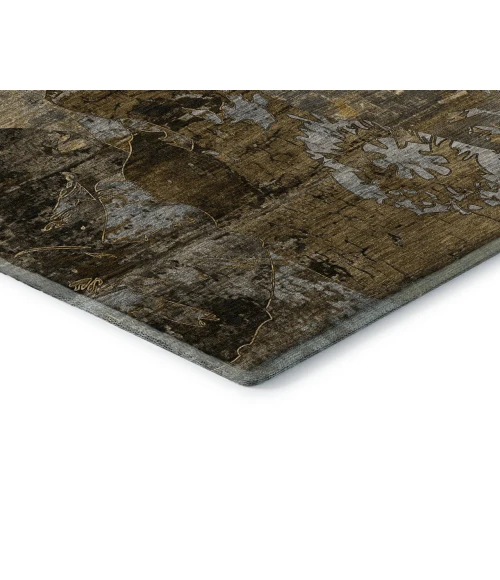 Dalyn Luxury Washable Trevi TV15 Mocha 2'6" x 3'10" Rug