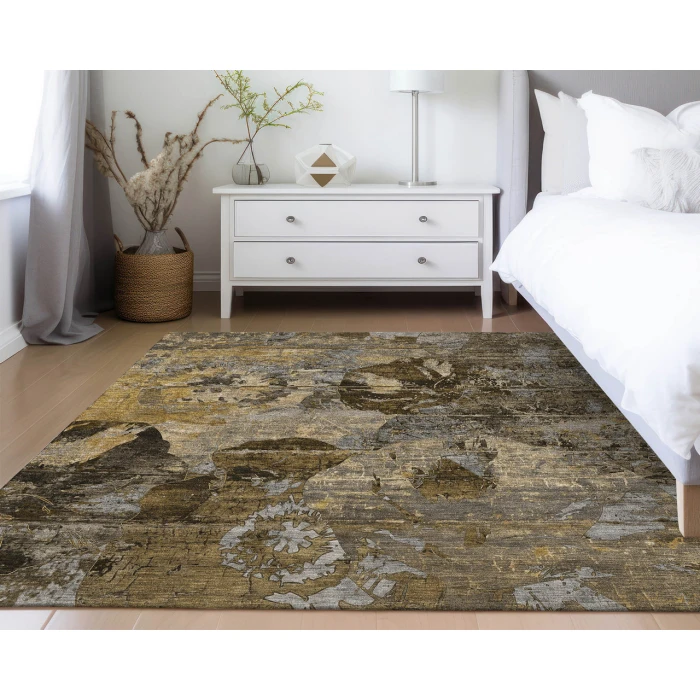 Dalyn Luxury Washable Trevi TV15 Mocha 10' x 14' Rug
