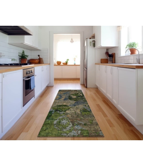 Dalyn Luxury Washable Trevi TV15 Taupe 2'3" x 7'6" Runner Rug