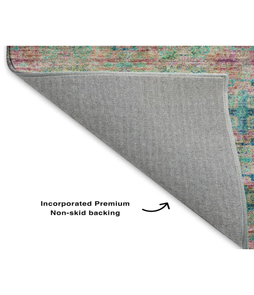 Dalyn Luxury Washable Trevi TV16 Green 3' x 5' Rug