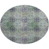 Dalyn Luxury Washable Trevi TV16 Purple 8' x 8' Round Rug